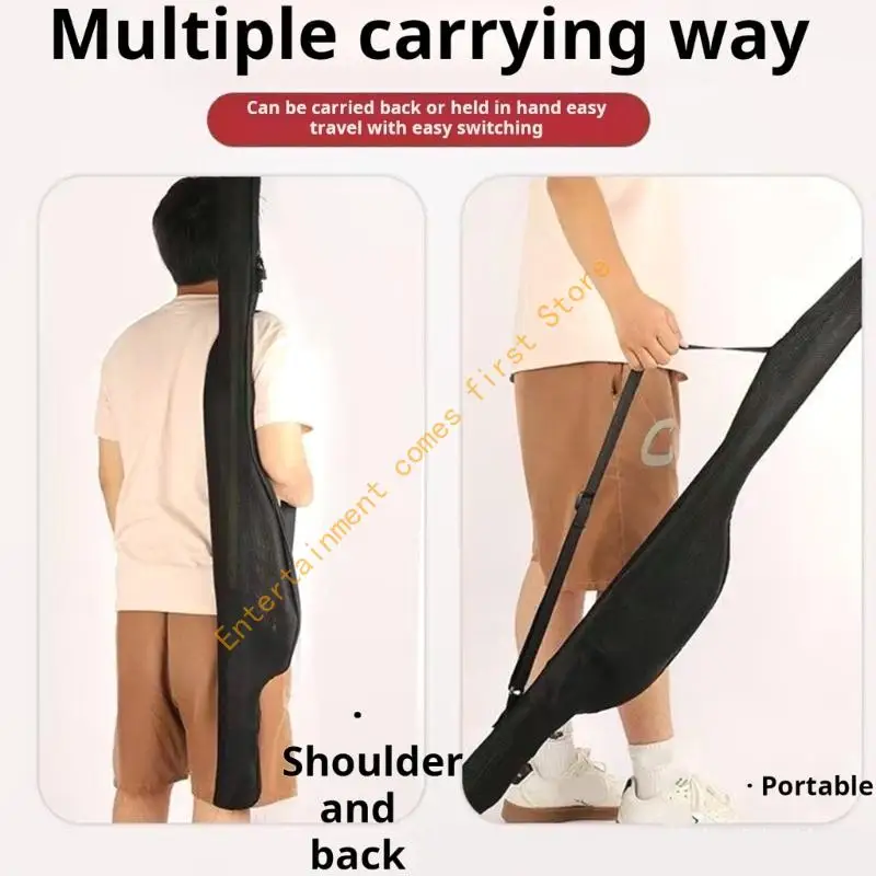 Folding Fishing Rod Reel Bag Adjustable Shoulder Strap Fishing Rod Organizers Protectors Carry Bag For Outdoor Anglers 55KD