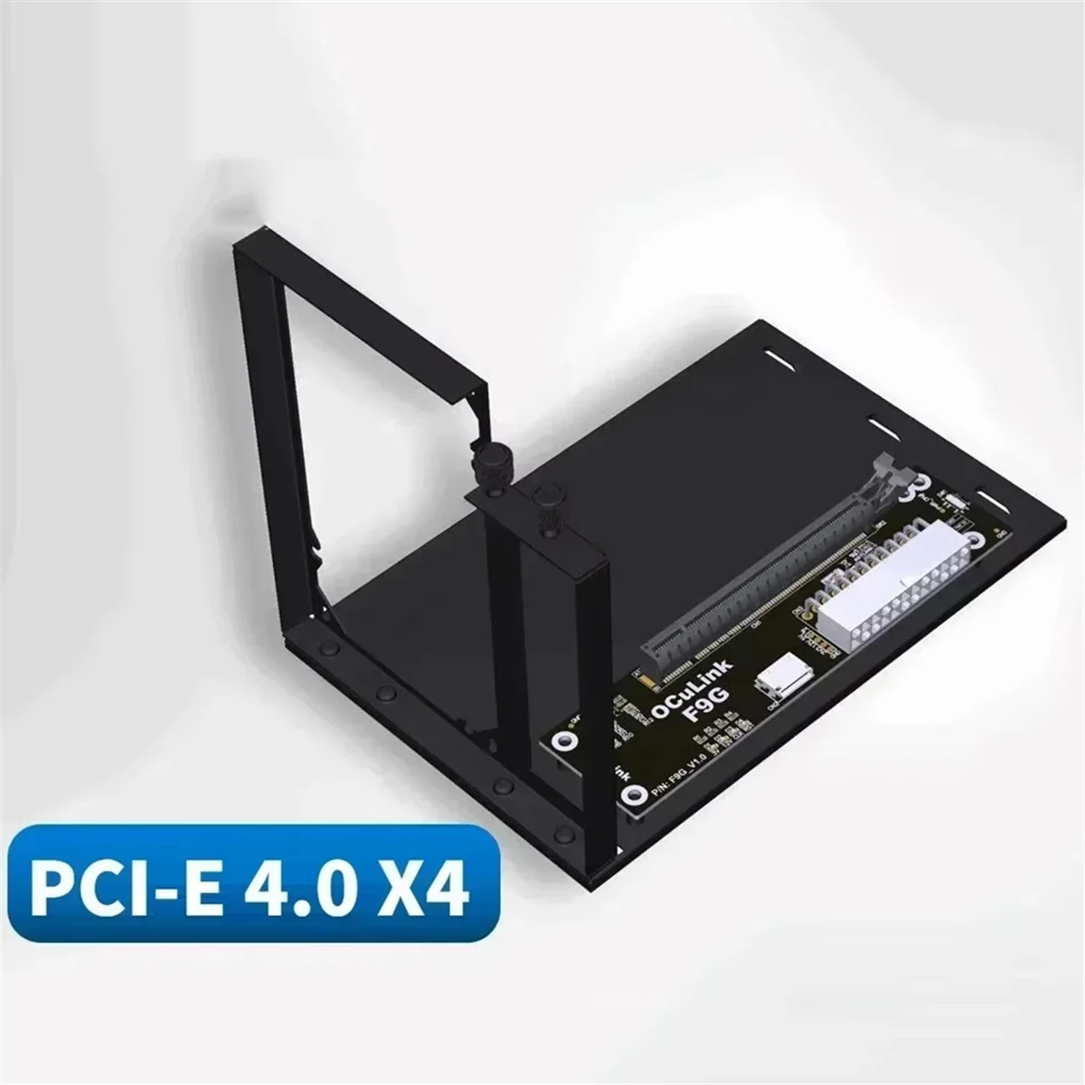 Sale F9G-BK7 EGPU OCuLink GPU Dock PCIe4.0 X4 Notebook Laptop to External Video Graphics Card M.2 OcuLink to PCIE X16 Adapter