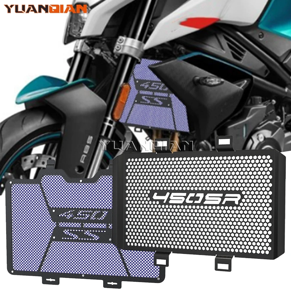 

For CFMOTO CF MOTO 450 SR SS 450SRS SS450 2022 2023 2024 450SR 450SS 450 Motorcycle Radiator Guard Grille Cover Guard Protector