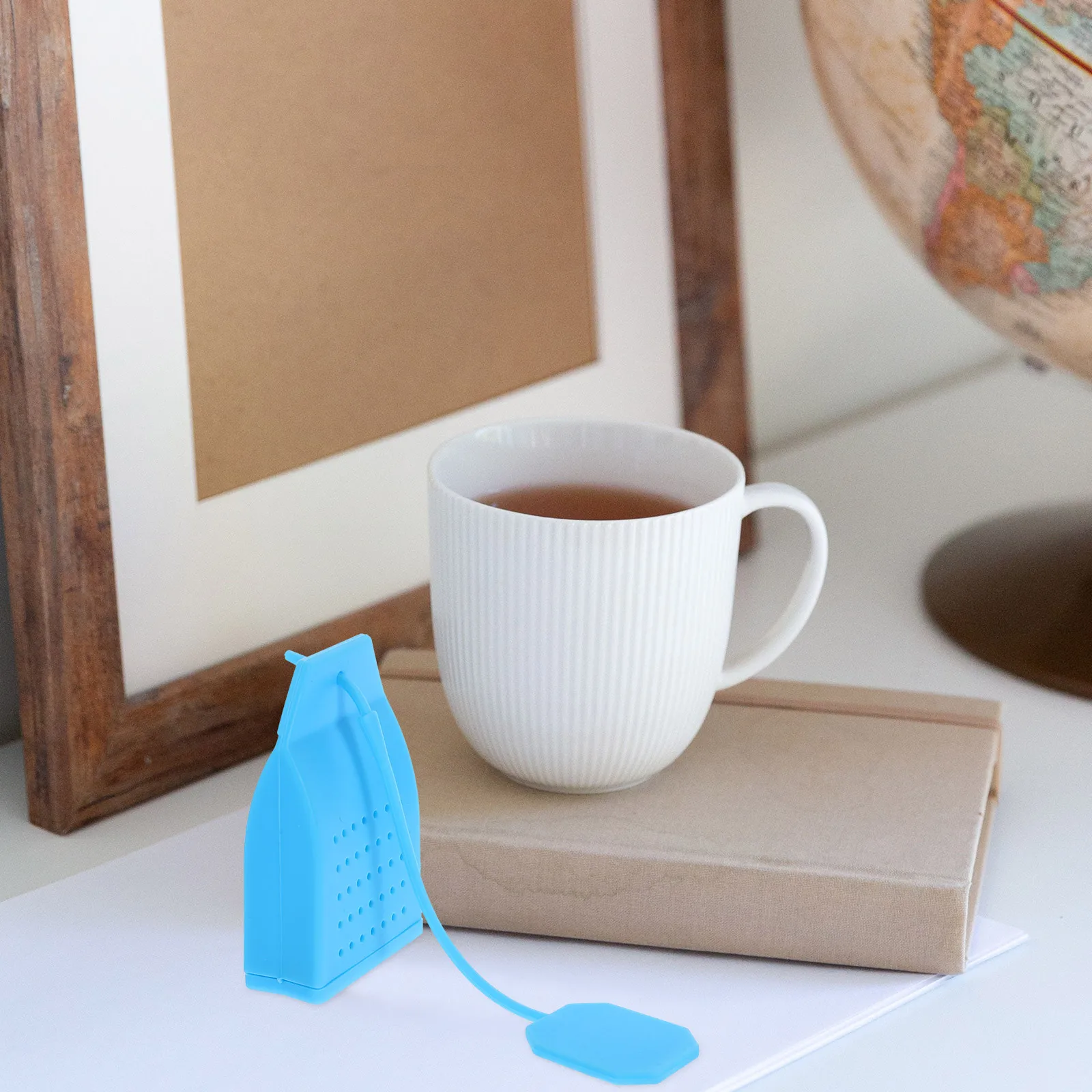 

6pcs Silicone Infuser Reusable Loose Leaf Tea Filter Heat Resistant Tea Brewing Tool For Home Restaurant Strainer