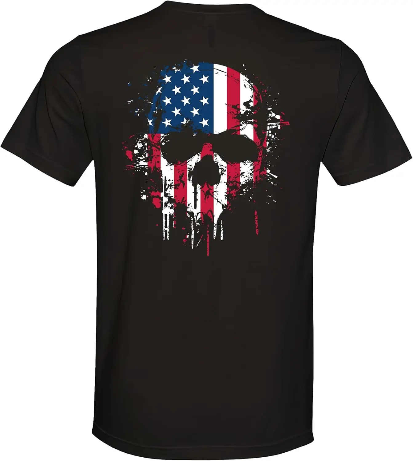 Счастливая 4 июля, Патриотический Американский череп, это мы придерживаемся Америки-Мужская футболка