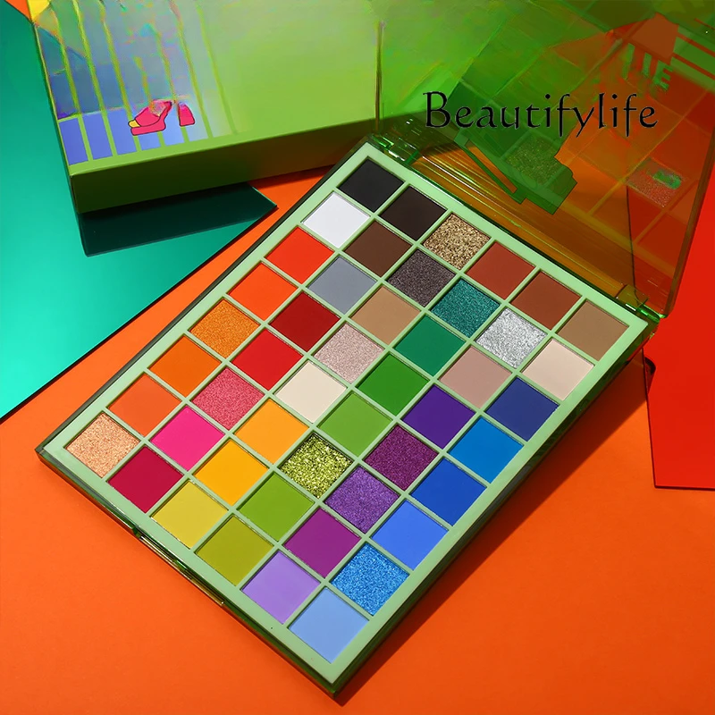 Light luxury exquisite new color eyeshadow disc multi-color stage makeup high-end niche affordable