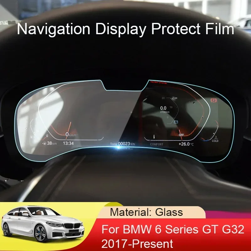 

For BMW 6 Series GT G32 2017-Present Car GPS Navigation Screen Protect Tempered Film Auto Dashboard Display Sticker Accessories