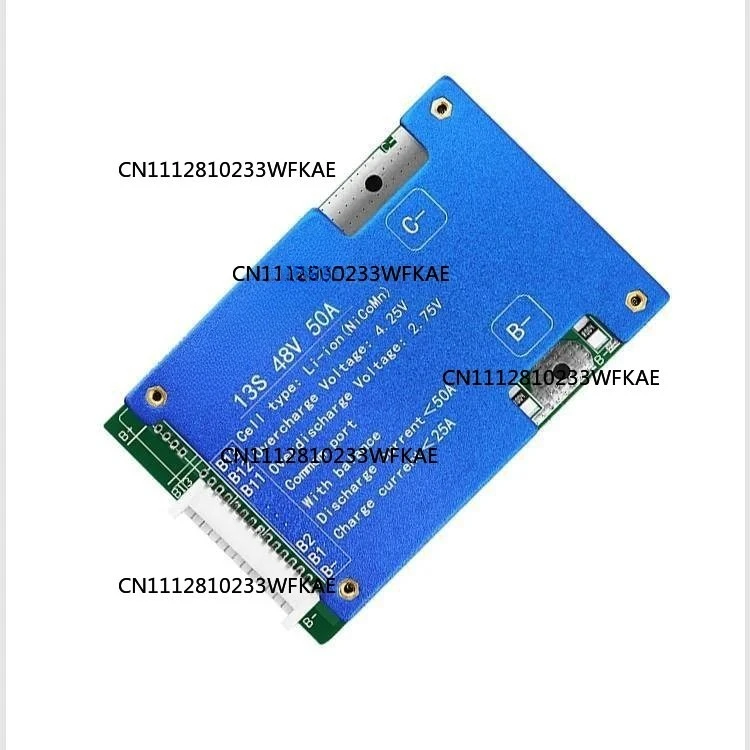 13S-48V50A-BMS 13 string 48V lithium battery protection Li-ion for 3.7 cells