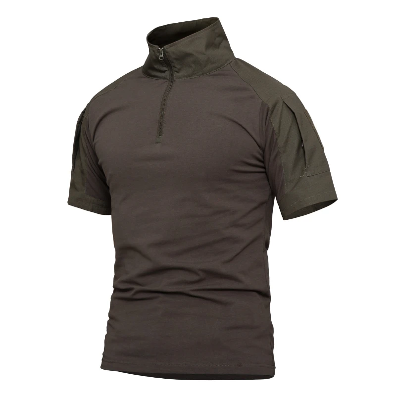 Picture 5: Outdoor Tactical Hiking T-Shirts Men Combat Military Army CP Camouflage Short Sleeve Hunting Climbing Shirt  Sports Clothes