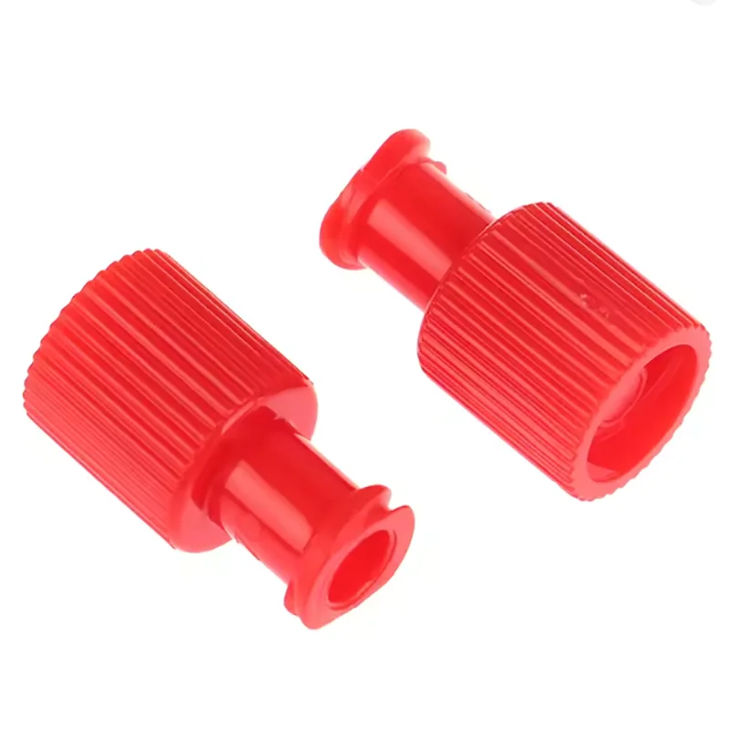 

High quality Combi Stopper-Red Luer Lock Closing Cones 100pcs/Box Red Plug Cap Sterile individual Pack for Syringe