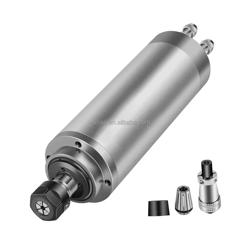2.2KW Water Cooled Spindle Motor 220V CNC ER20 Collet Milling Spindle 2200W High Precision Router for Woodworking Engraving
