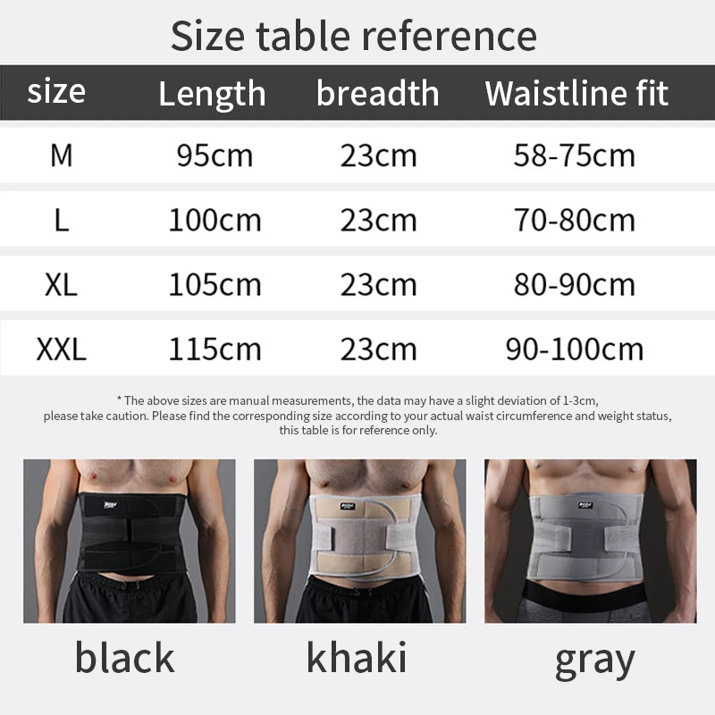 Adjustable Breathable Waist Trainer Belt, Waist Support for Men Women