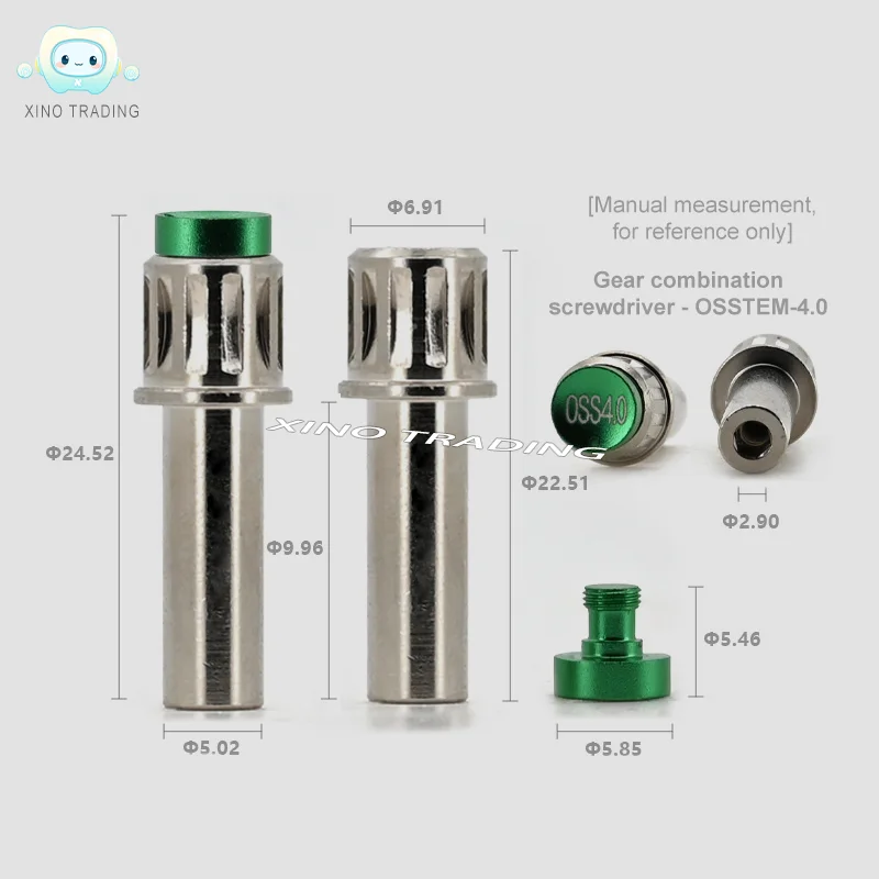 OSSTEM الأسنان زرع الأسنان مفك نوبل مجمع مستقيم اسئلة دعامة مجمع سائق المسمار مفتاح العزم محدد #4