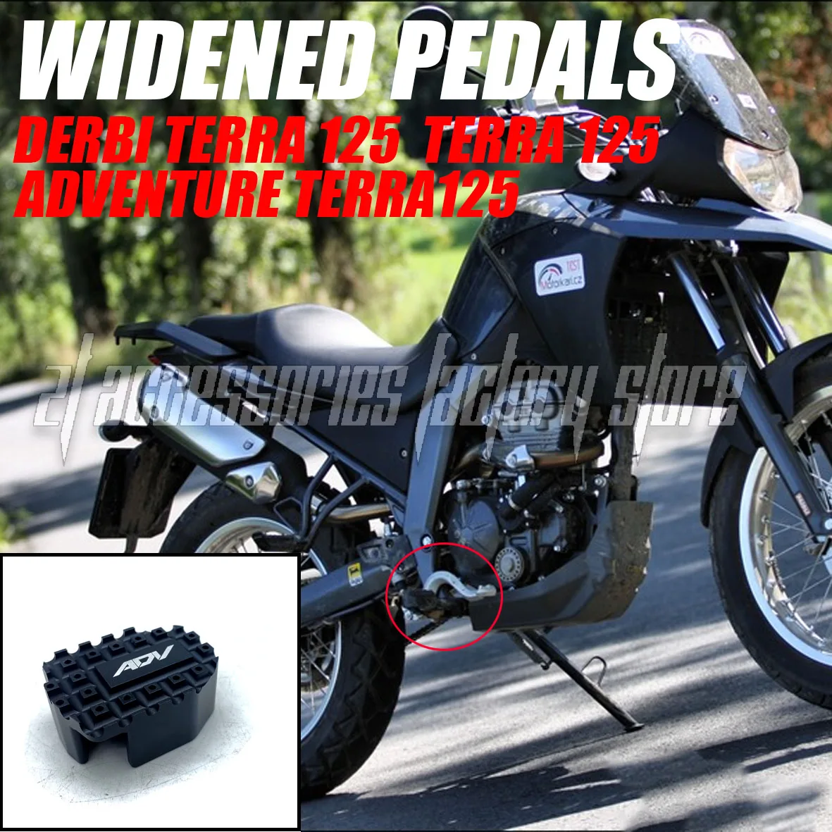 

Motorcycle accessories rear brake lever pedal enlarged extension foot suitable for Maraguti Dune125 Dune125