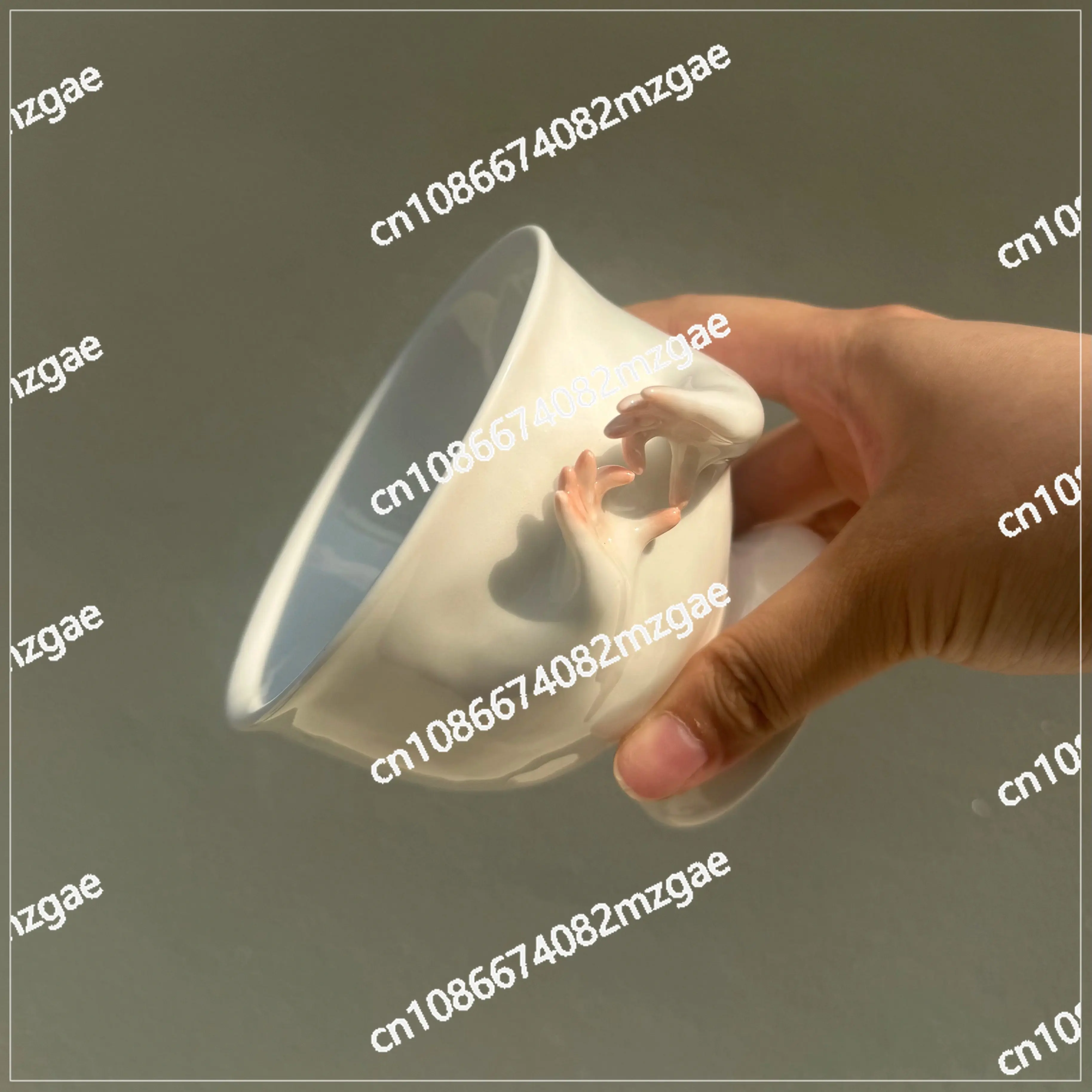 Galaxy magnetic field bixin cup, coffee latte art cup, ceramic underglaze handmade gift