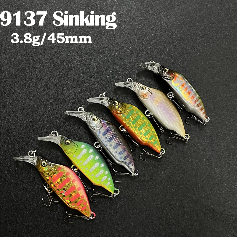 

Japan Design Sinking Minnow Lure 45mm 3.8g Stream Fishing Bait Jerkbait Wobblers Trout Perch Bass Tackle Artificial Hard Bait