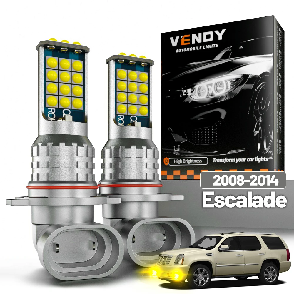 

2pcs LED Fog Light For Cadillac Escalade 2008-2014 2009 2010 2011 2012 2013 Canbus Accessories