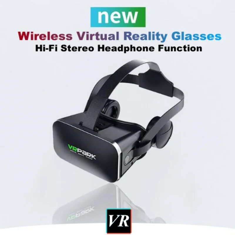 Wireless Virtual Reality VR Glasses IMAX 3D Videos Google Cardboard Box Stereo VR Headset for IOS Android Phone,Support Gamepad