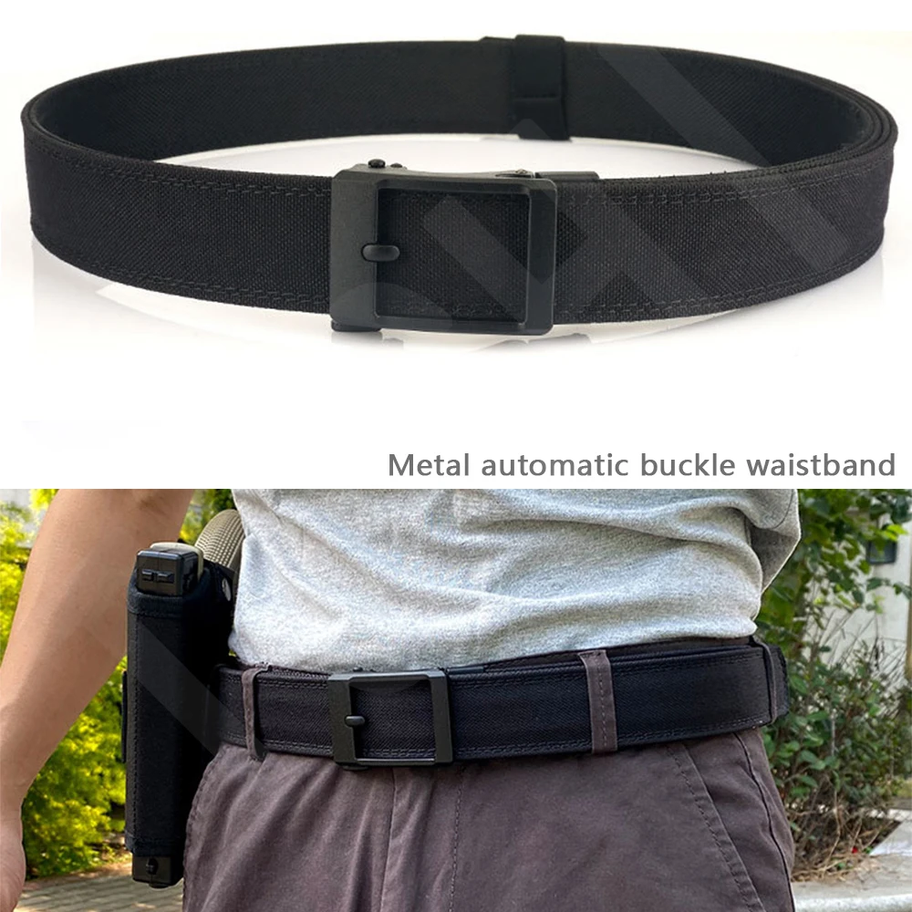 TUSHI Armee Taktische Gürtel Quick Release Military Airsoft Training Molle Gürtel Outdoor Schießen Wandern Jagd Sport Gürtel – Detail 1
