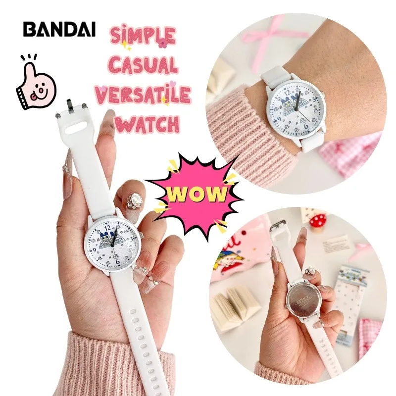 

Tamagotchi High-value Creative Simple Quiet Watch Cartoon Cute All-match Student Watch Pointing Boys' and Girls' Birthday Gift