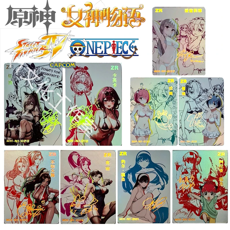 

Goddess Story K1 ZR 40Pcs/set Mai Shiranui Kochou Shinobu Kochou Shinobu Ram Lam Anime Boy's Favorite Cards Holiday Gifts