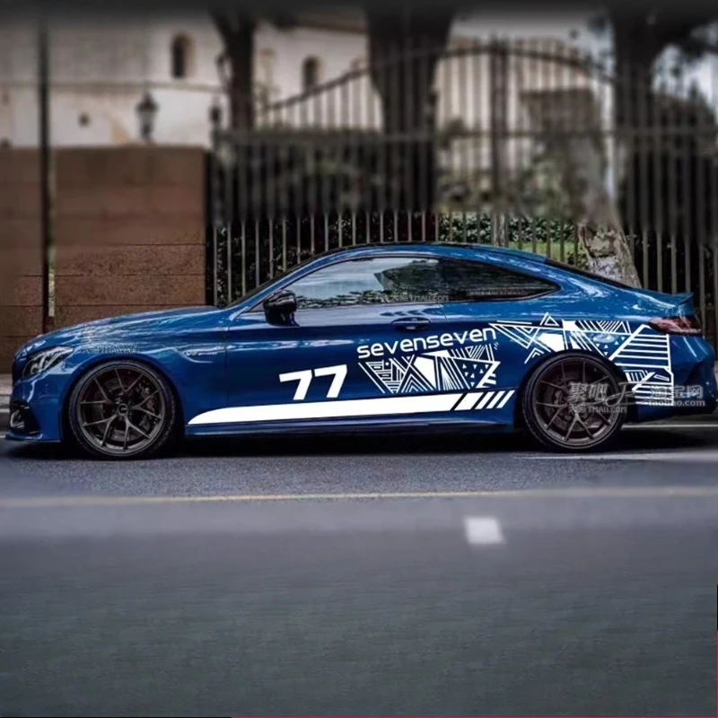Car Stickers For Mercedes-Benz 205C C63Cla CLE C200  Appearance modification customized Fashion sports Vinyl decals