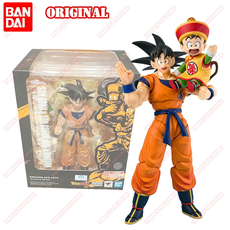 

BANDAI оригинальный S.H.Figuarts Dragon Ball анимация комиксы периферийные игрушки Сон Гоку Гохан действие подвижная модель коллекция фигурок