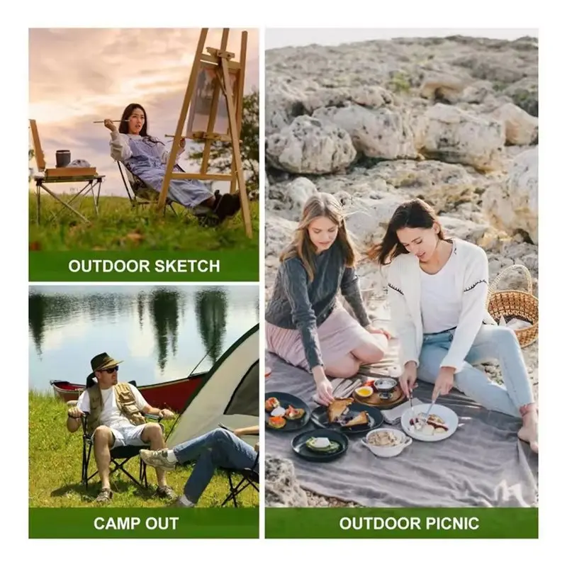 

ABVE-Ultra Light Portable Outdoor Camping Folding Chairwith Chair Bag Picnic Fishing Stool Travel Stool Fishing Accessory