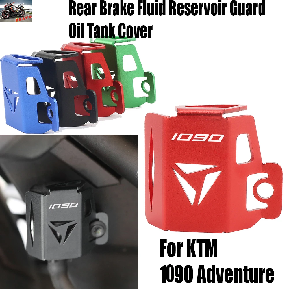 

New Design For KTM 1090 ADVENTURE Motorcycle Rear Brake Fluid Reservoir Guard Oil Tank Cover Accessories CNC Protective Cover