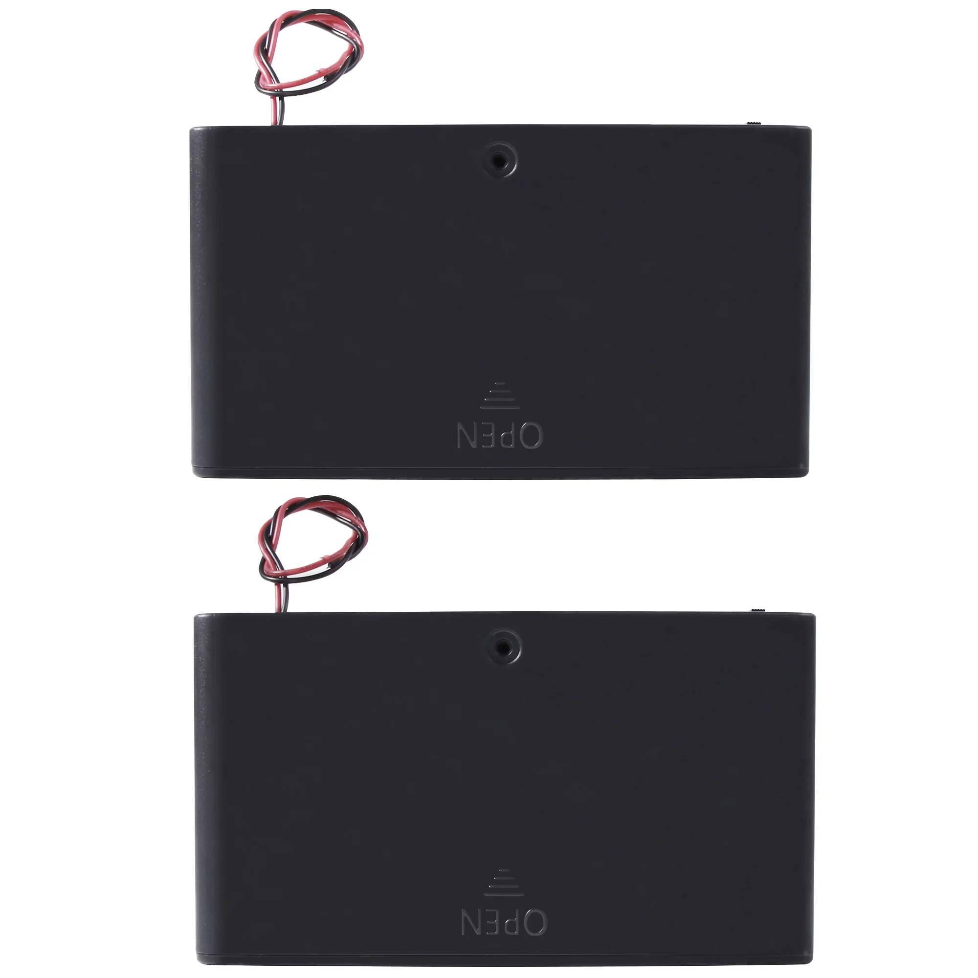 스위치 유선 ON/OFF 및 와이어 및 커버 포함, 8 AA 배터리 거치대, 12V 배터리 거치대 케이스 박스, 총 2 개