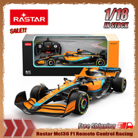 New In Stock Rastar 1:18 F1-75 Mcl36 Rb18 W11 Eq F1 Remote Control Racing Simulation Alloy Miniature Model Custom Kid Toys Gift