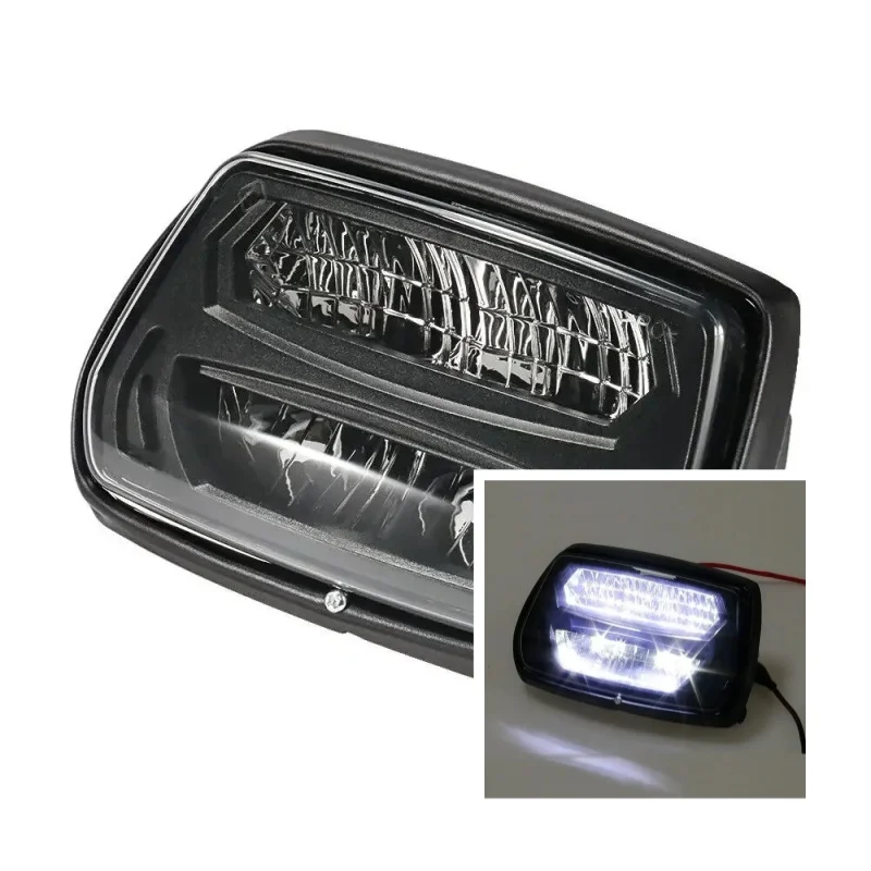 Black Motorcycle Accessories 12V LED  Front Headlight High/Low Beam Head Lamp For Honda EX5