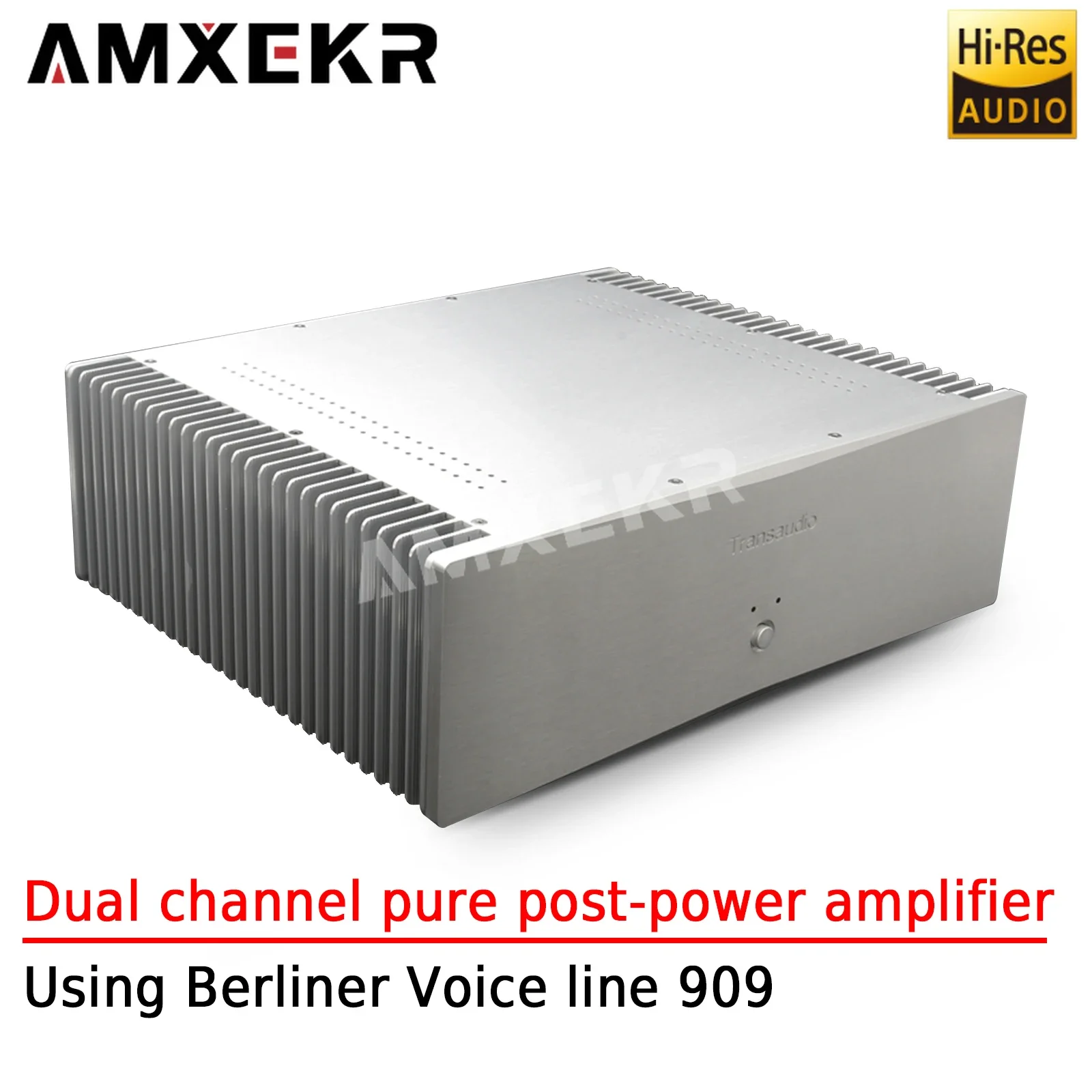 AMXEKR T7 Pyro-level Dual Channel Pure Post-level Power Amplifier Using Berliner Voice 909 Flagship Power Amplifier Line