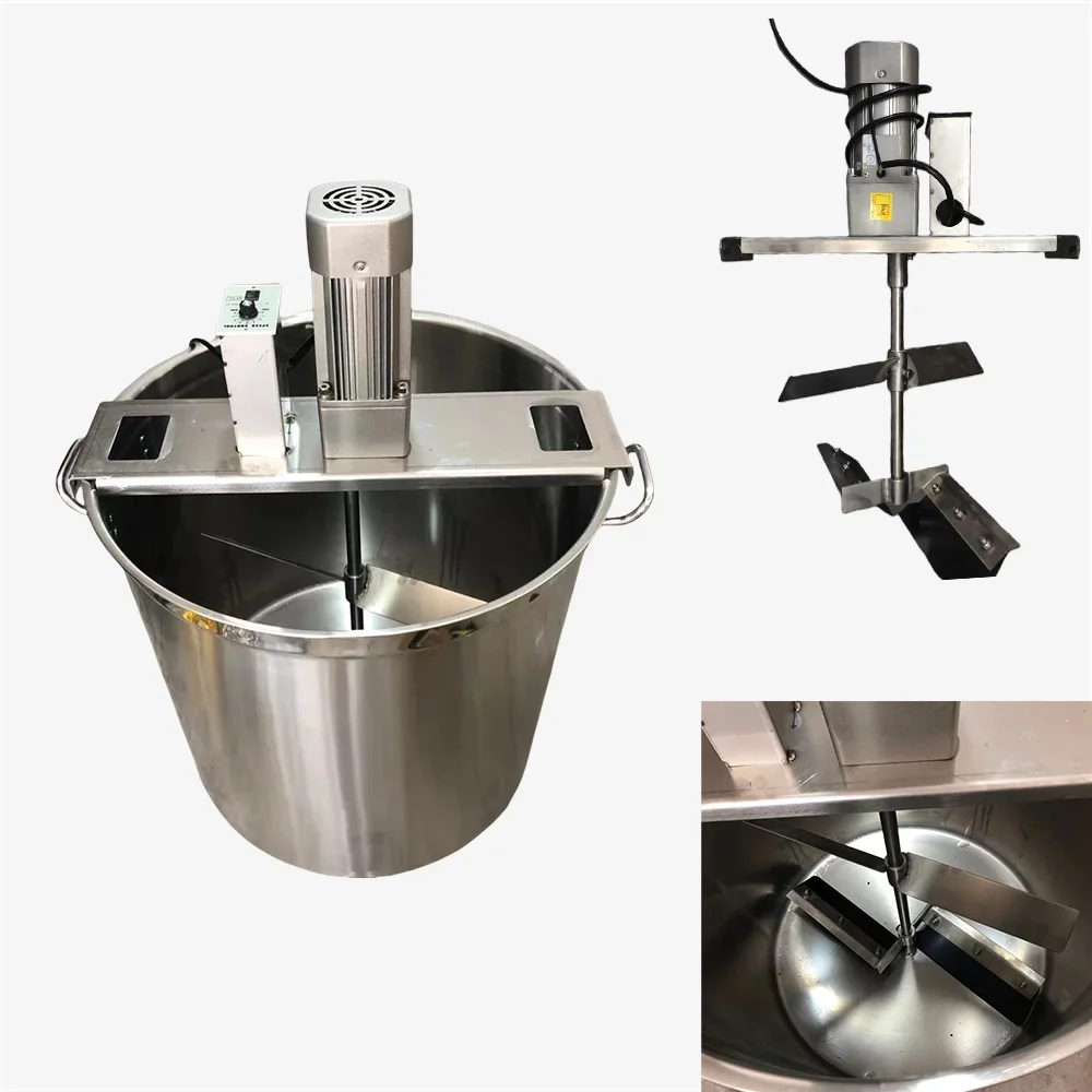 Commercial Hot Pot Sauce Frying Machine Small Kitchen Frying Machine Food Sauce Pot Boil Automatic Stirrer