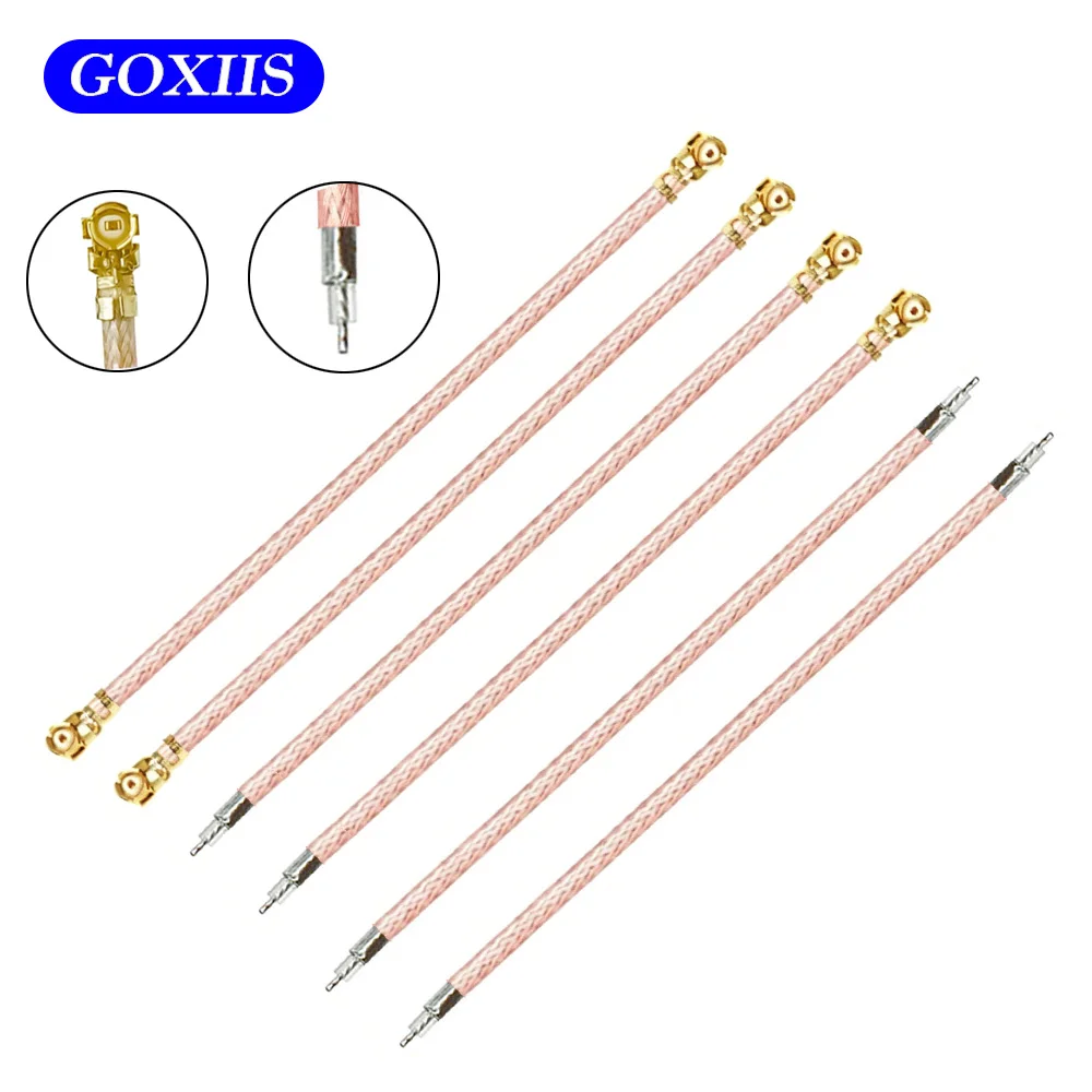 10PC RG178 Coaxial Cable MHF1 Welding Ufl Female Connector Pigtail Jumper Cable  for WIFI Router GPS Module