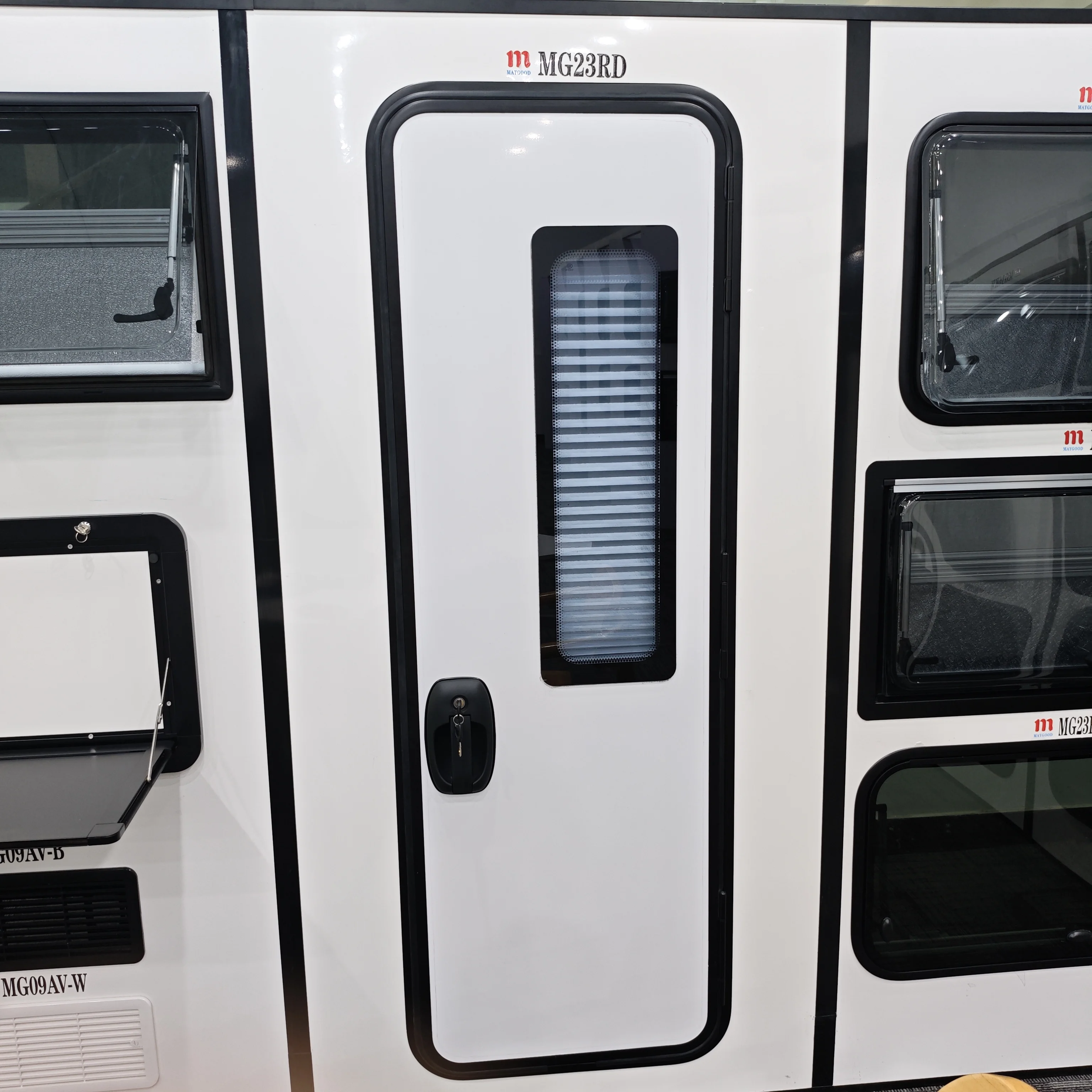 Classic European Style Door RV Entry with EPS Panel and Insect Proof Inner Door 610*1850mm