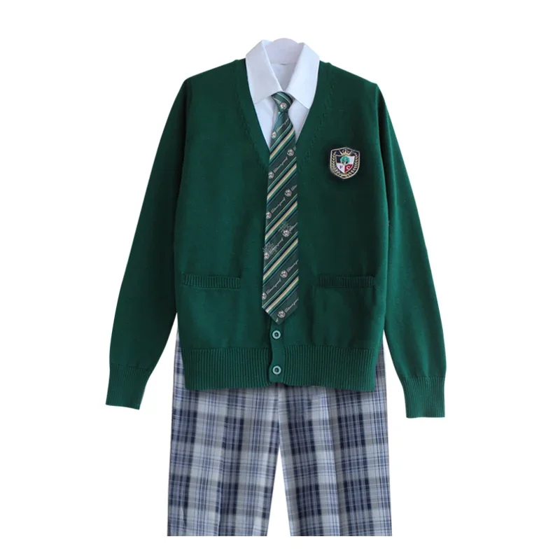 Korean All of Us Are Dead Cosplay Costume JK School Uniform 지금 우리 학교는 Sweater Couple Outfit Halloween Party Role Play Women Men