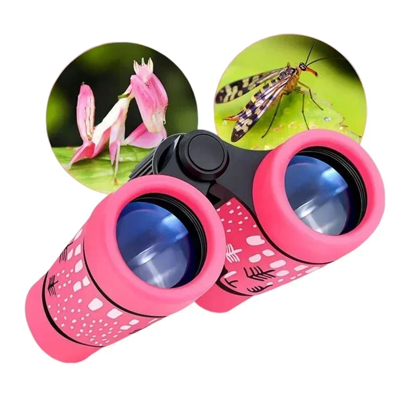 1PC 4X30mm Kids Binocular Telescope Children Educational Learning Telescope Outdoor Camping Bird Watching Optical Telescope