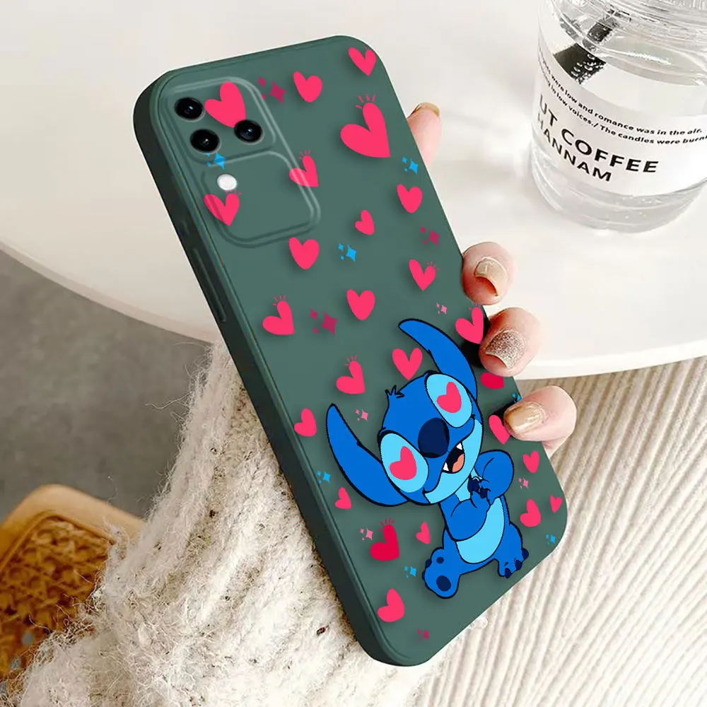 Happy Disney Stitch Engel Abdeckung Telefon Fall für vivo v30 v30e v29 v29e v27 v27e v25 v23 v23e v21 v21e v20 se v17 v15 Fall Funda