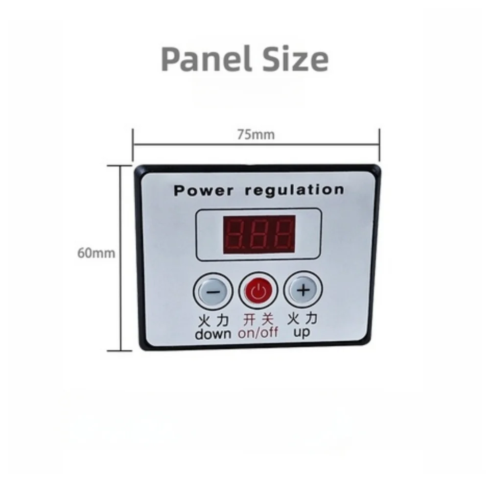 10000W Digital Voltage Regulator with SCR Technology for Precise For Dimming Velocity and Temperature Control Applications