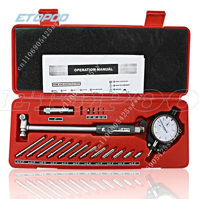 

50-160mm 0.001mm Micron Dial Bore Gauge Caliber Gage