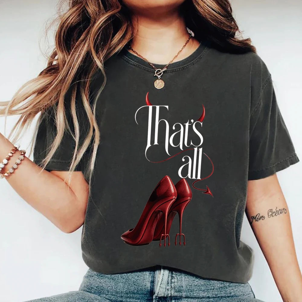 Camiseta The Devil T-Shirt That's All, Camisetas de Filme da Moda, Camiseta Gráfica Fashion Boss Lady, Camiseta Prada 2, Tops Unissex de Manga Curta