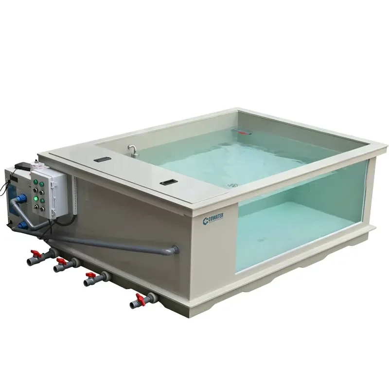 Cowater Compact Square Fish Tank System Reliable Water Treatment for Fish and Koi ponds Simple to Daily Maintenance