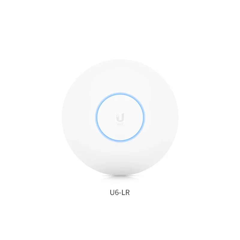 

UBIQUITI UniFi U6-LR WiFi 6 AP Long-Range UBNT Wireless Access Point 3Gbps 5 GHz 4x4 MU-MIMO & OFDMA & 2.4 GHz 4x4 MIMO Wi-Fi 6