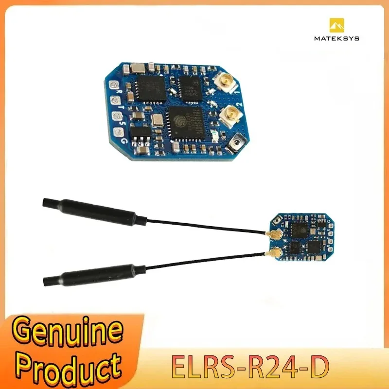 

NEW MATEK Mateksys ExpressLRS ELRS 2.4GHz ELRS-R24-D Nano Receiver for Micro Mini Freestyle Long Range Racing Drones