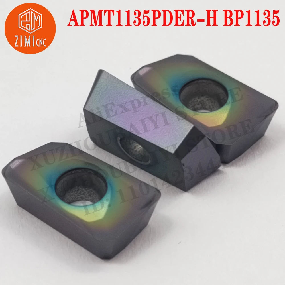 APMT1135PDER-H BP1135 APMT 1135 Carbide Milling Inserts cutting Turning Tools CNC Cutter Lathe Blad 10pcs metal lathe mechanical