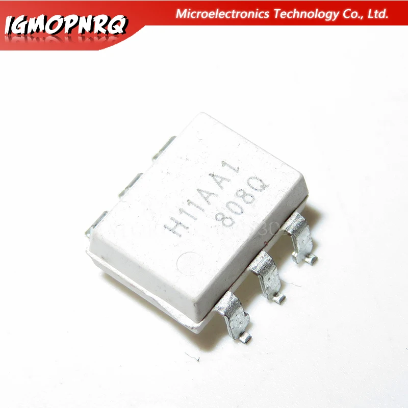 10pcs H11AA1SR2M high-speed optocoupler optocoupler patch SOP6 H11AA1