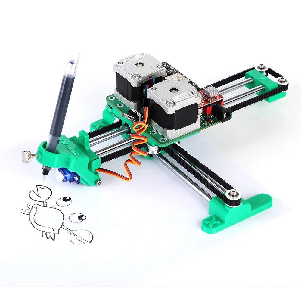 Imagem -03 - Grbl Esp32 Wifi Faça Você Mesmo Montado xy Plotter Caneta Desenho Robô Máquina de Desenho Pintura Kit Robô de Escrita