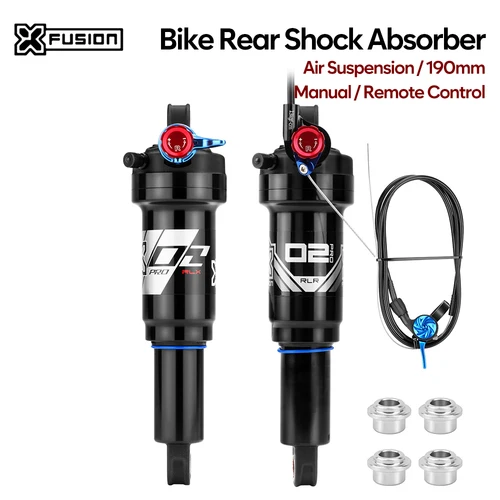 X-FUSION 자전거 리어 쇼크 에어 서스펜션 알루미늄 합금 MTB 산악 자전거 충격 흡수 장치 O2 PRO RLR RLX 190x40/45mm