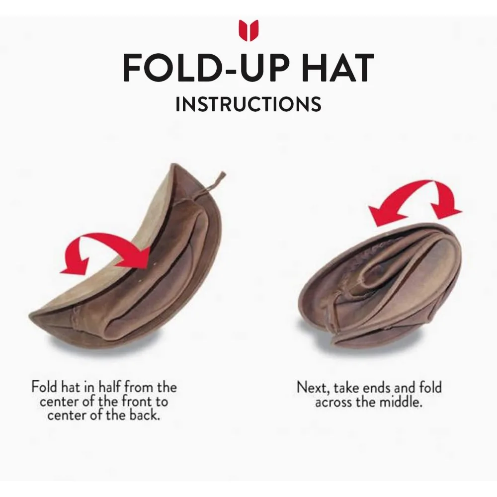 Unisex faltbarer Cowboyhut mit flacher Krempe, tragbares Design, verstärkter Rand für Outdoor-Aktivitäten