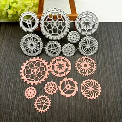 Crazyclown 8pcs Round Shape Lace Carbon Steel Embossing Metal Cutting Dies Photo Album Decor Knife Mould DIY Scrapbooking