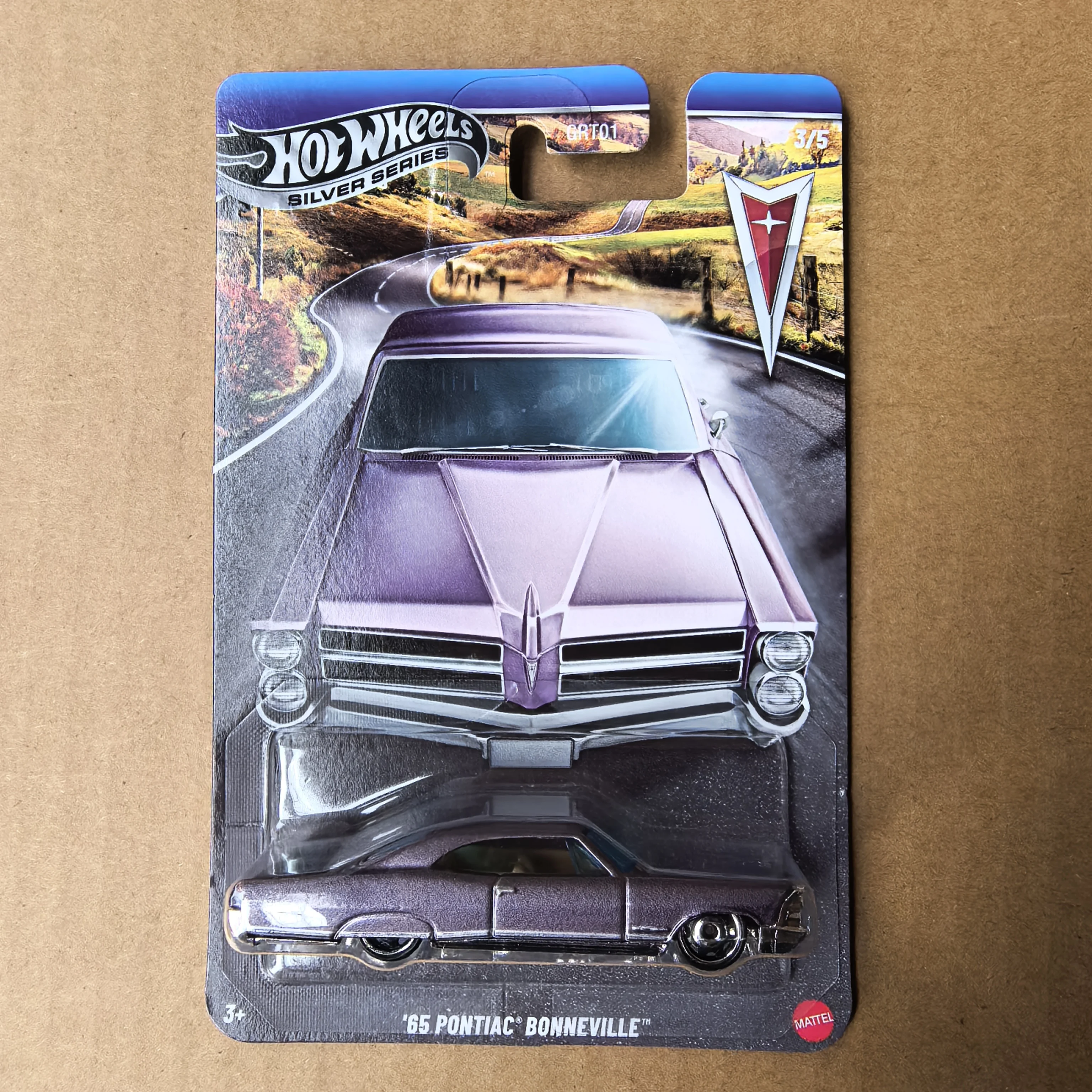 New Genuine In Stock Hot Wheels GRT01 Silver Series GTO Pontiac Firebird Alloy Car Model Simulation Collection Toys Boys Gifts