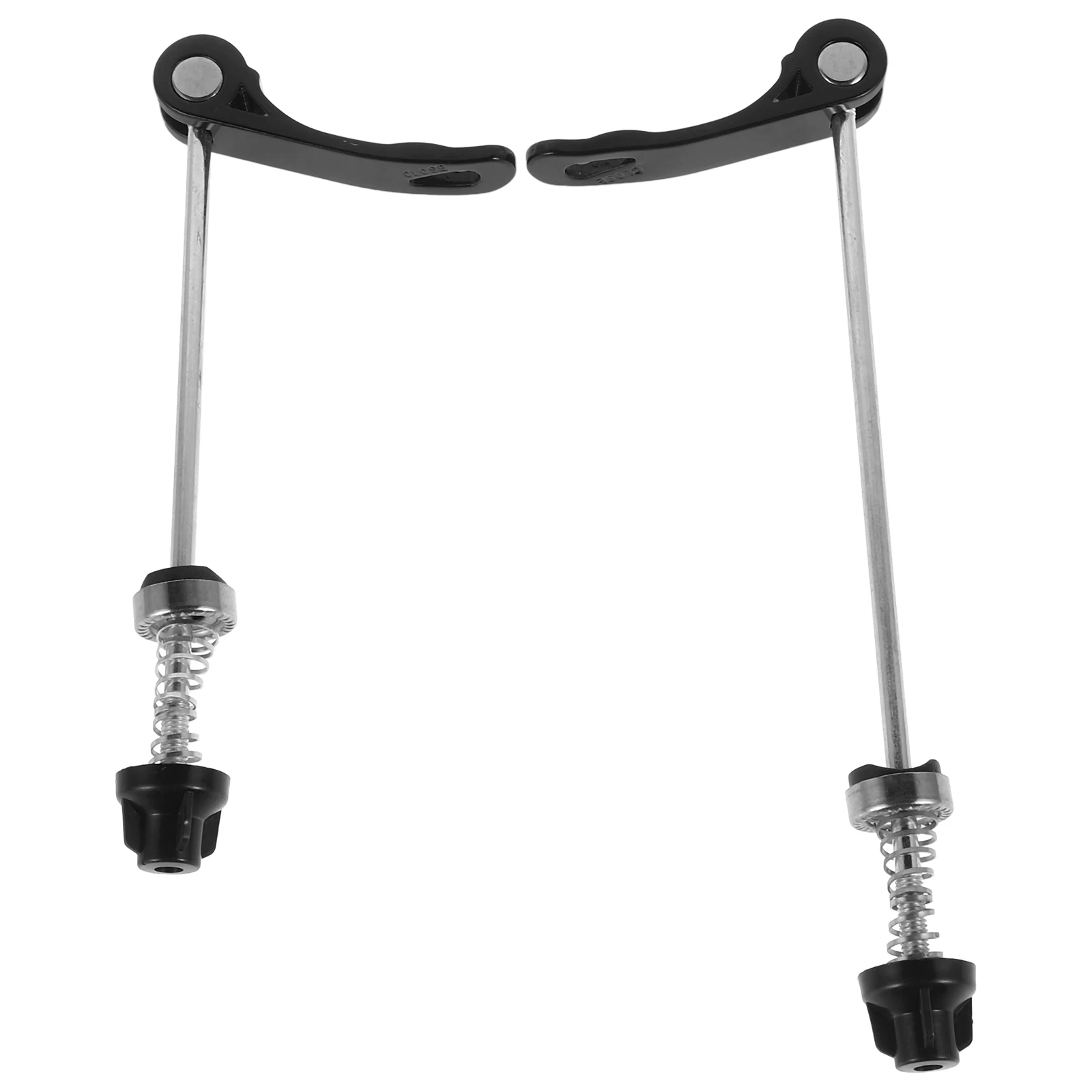 

2pcs Quick Release Skewers Front Rear Bike Axle Set Metal For Mountain Bikes Easy Install Durable Wheel Locking Security Cycling
