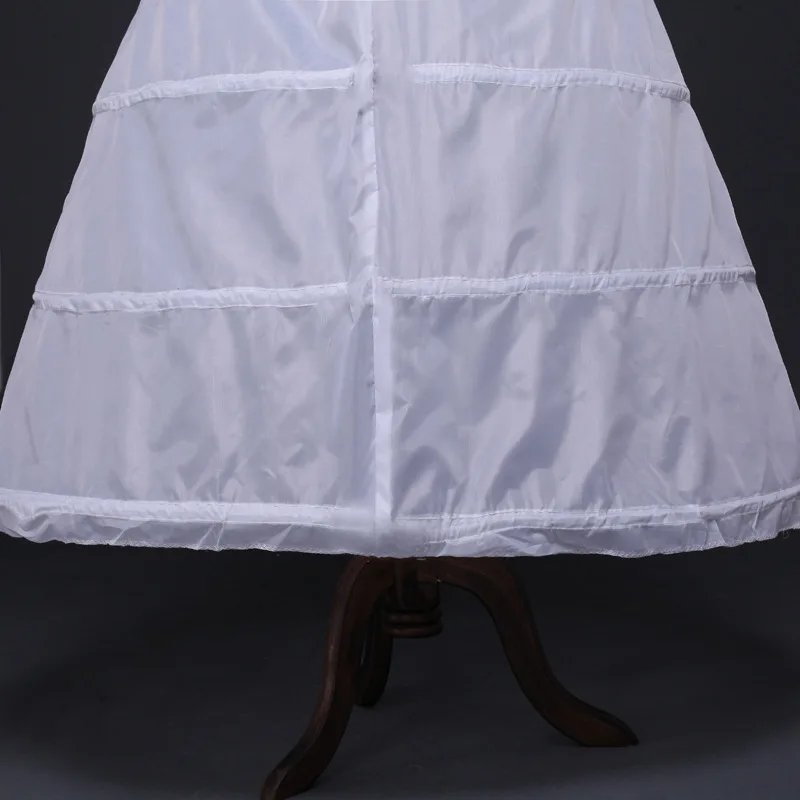 Robe de soirée Crinoline pour adultes, taille élastique, robe de spectacle, jupe intérieure, 4 anneaux en acier